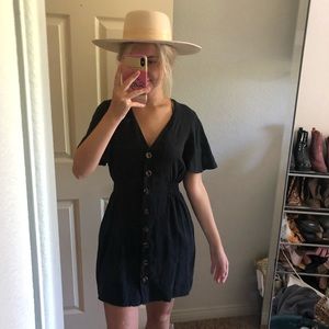 Zara Button Up Dress with Cinches